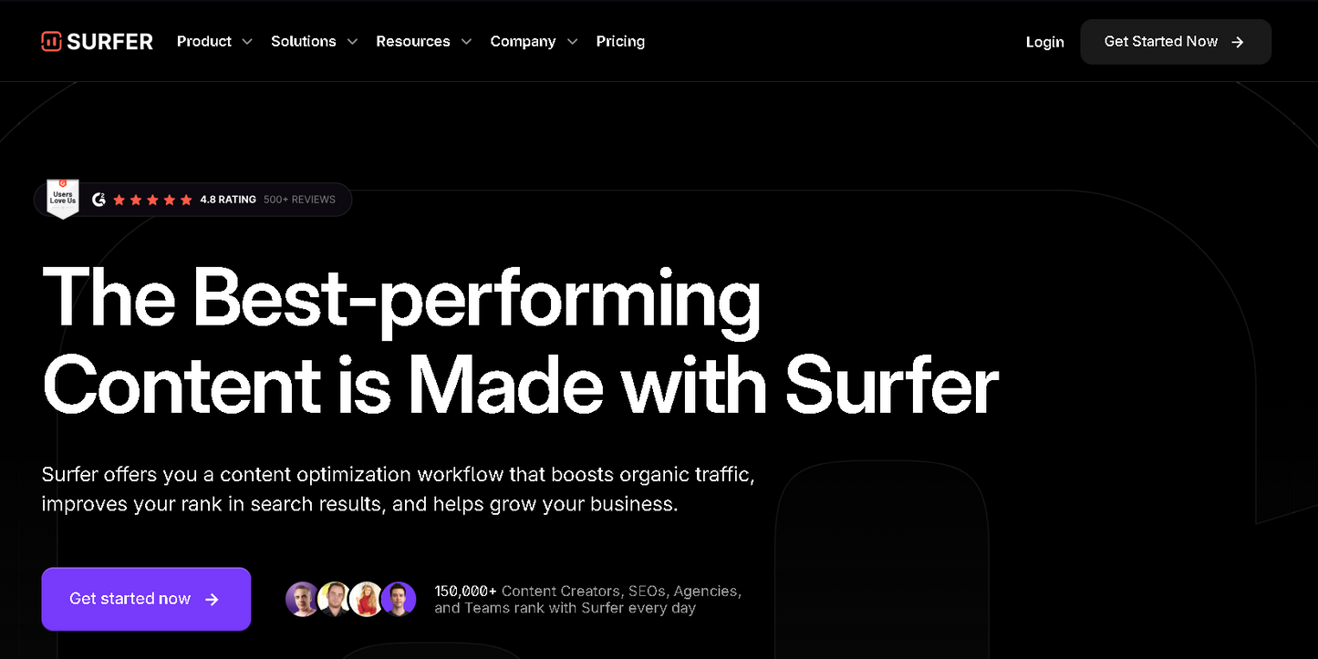 Surfer - The Best-performing Content