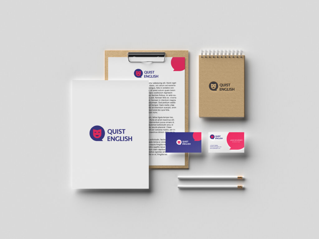 quist english brand identity